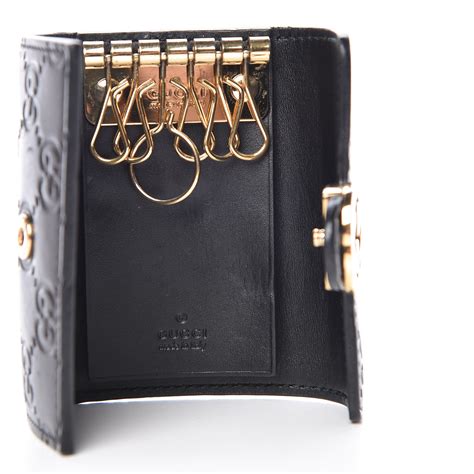 guccissima 6 key holder